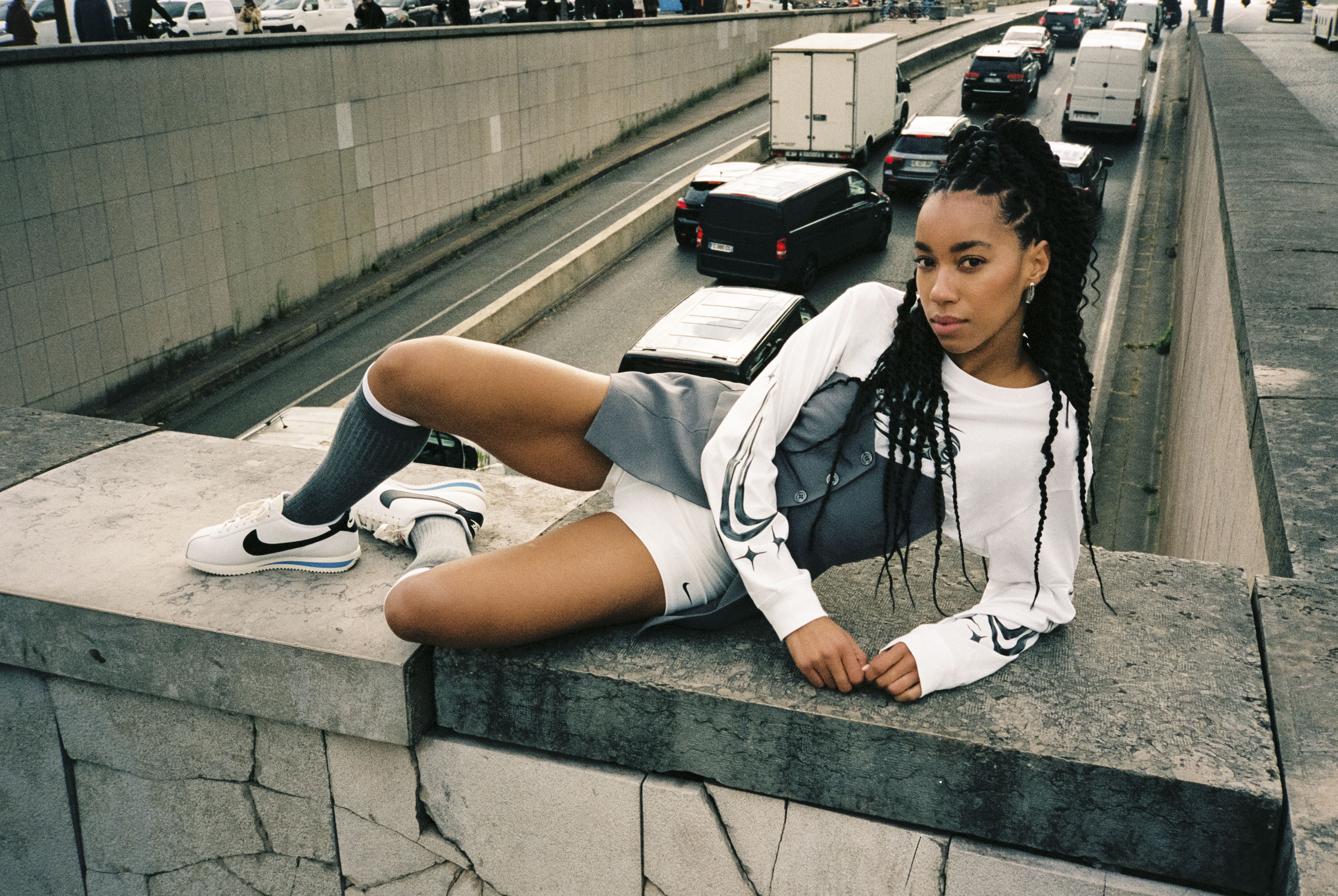 Nő Nike outfitben